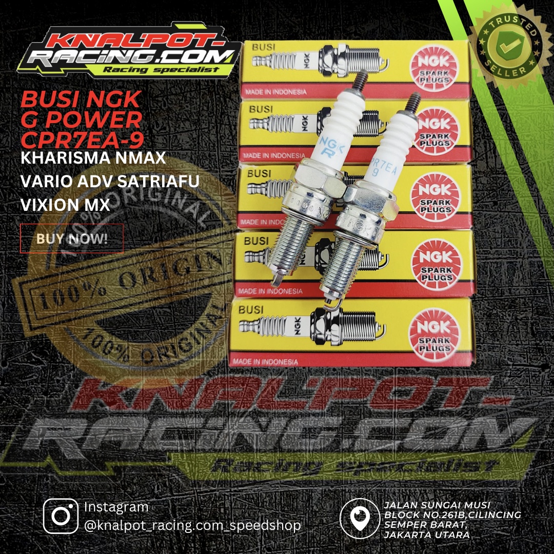 BUSI NGK GPOWER CPR7EA-9 KHARISMANMAX VARIO ADV SATRIAFU VIXION MX NGK